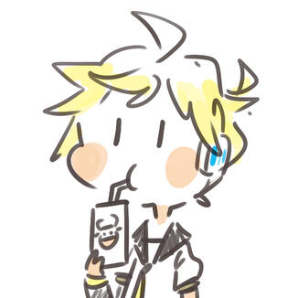 not a picture of kagamine len drinking milk